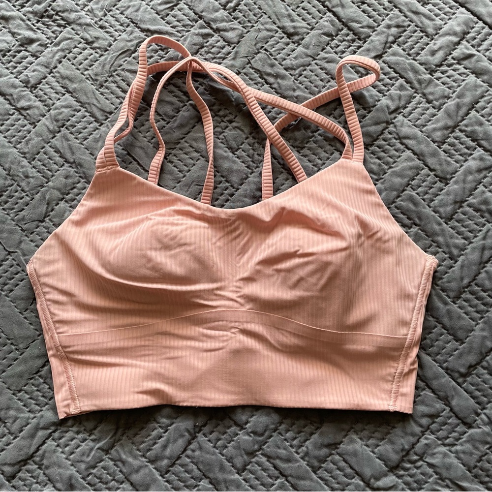 Lululemon Pink Strappy Bralette